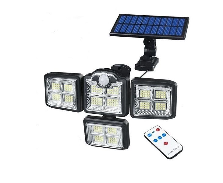 4 Panel Solar Powered Sensor light Motion Sensor Wireless