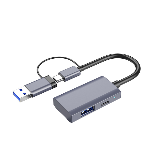 4 In 1 Memory Card Reader Usb 3 0 Usb-C Sd Tf U Disk Otg Adapter