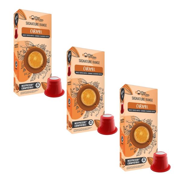 Caramel Coffee Capsules Nespresso compatible - 30