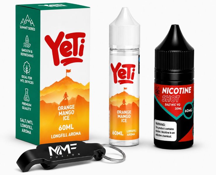 Yeti Series MMF E-Liquid 60ml Juice 30mg - Orange Mango Ice