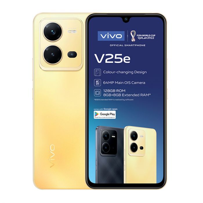 Vivo V25e 4G Dual Sim 128GB - Sunset Dazzle | Buy Online In South ...