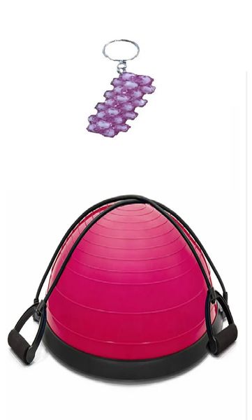 Balance Trainer Ball for Exercise Half Ball with Inflator Pump (58CM)