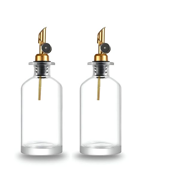 Glass Olive Oil Cruet Set