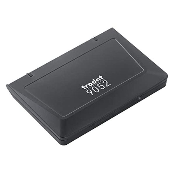 Trodat 9052 Plastic Hand Stamp Ink Pad, 70 mm x 110 mm Black