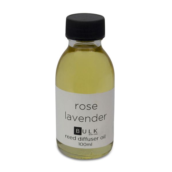 Bulk Body Care - Reed Diffuser Perfume Oil - Rose &amp; Lavender - 100ml