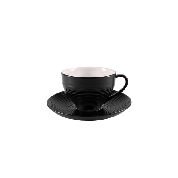 JAN - Blancnoir Cup &amp; Saucer Set of 4