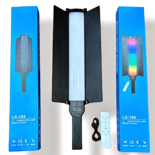 Rechargable RGB Hand STICK Lamp LIGHT STICK with Remote Control - Ls-188