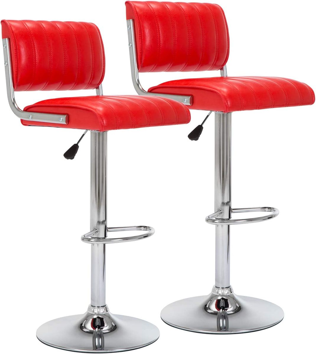 Adjustable Bar Stools with Chrome Base Set of 2 Shop Today. Get it