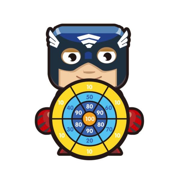 Olive Tree - Sticky Dart Ball and Dart Board Leisure Game Super Hero