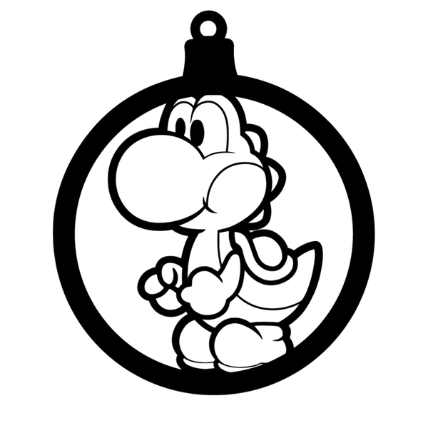 White Decal Sticker - Super Mario 005 image