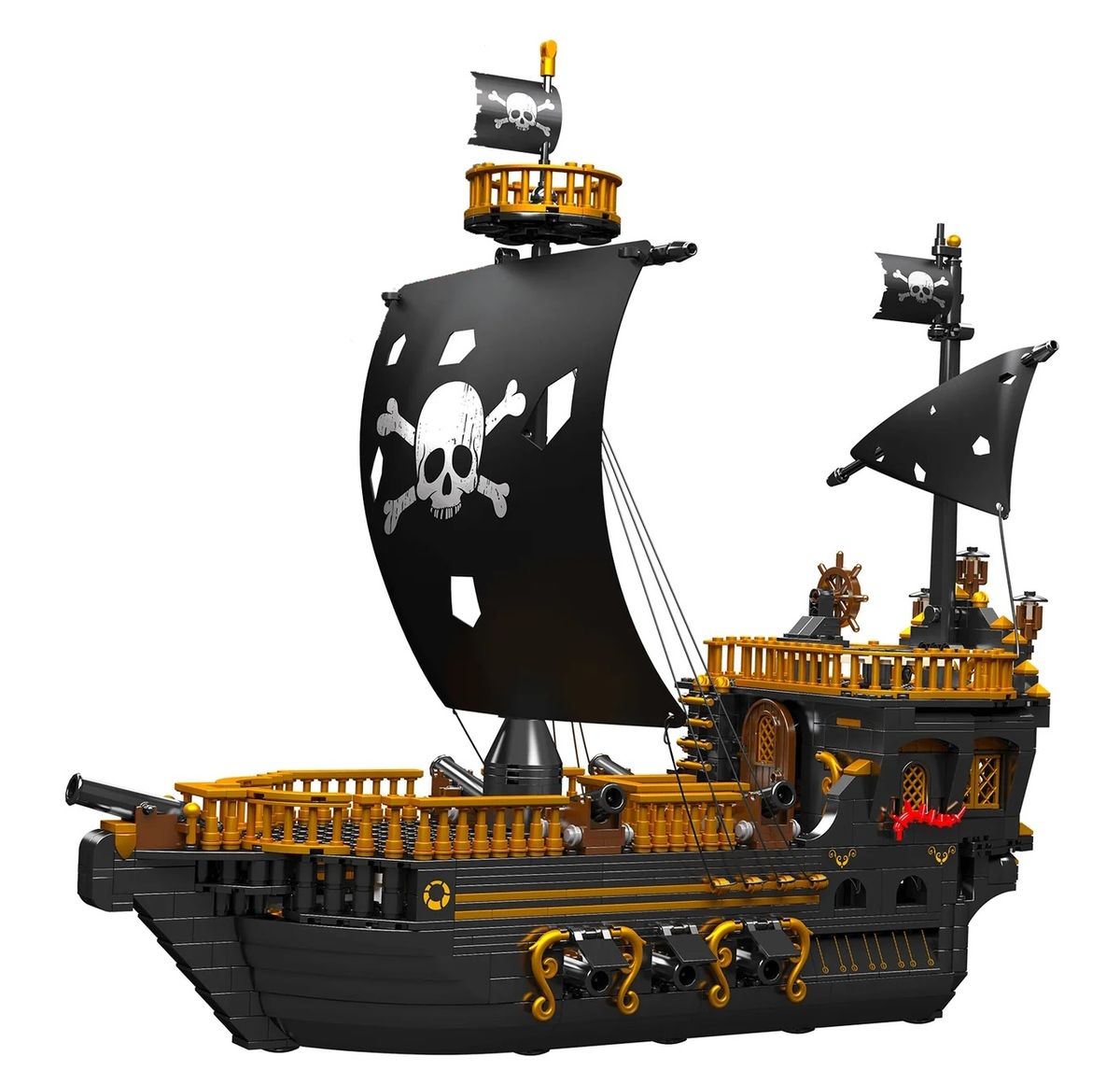 Mould King Dying Gull Pirate Ship - 1288 Pieces - 43cm long | Shop ...