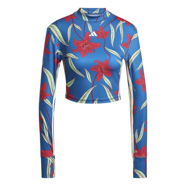 adidas Women's X Farm Rio Training Long Sleeve T-Shirt - Dark Marine/Red
