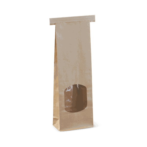 Small Window Tin Tie Bag (Packed 500)