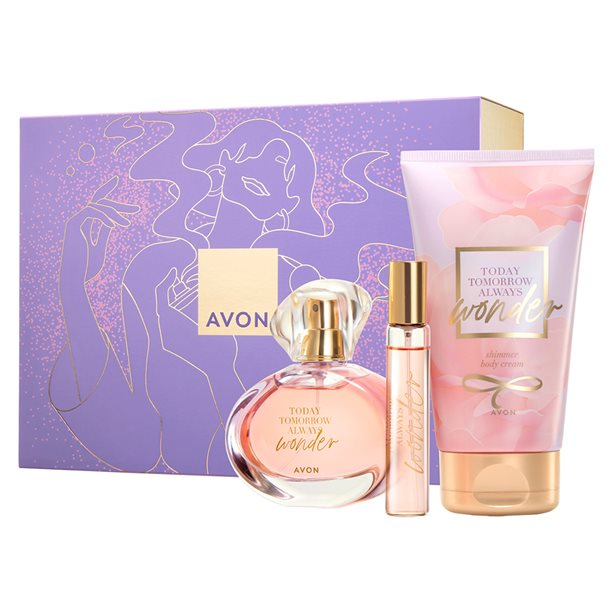 Avon - TTA Wonder 3-in-1 Perfume, Body Lotion & Purse Spray Set for Her ...