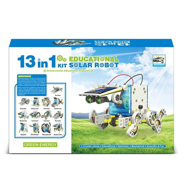 ZYS - 13 in 1 DIY Solar Robot Educational Kit Toy