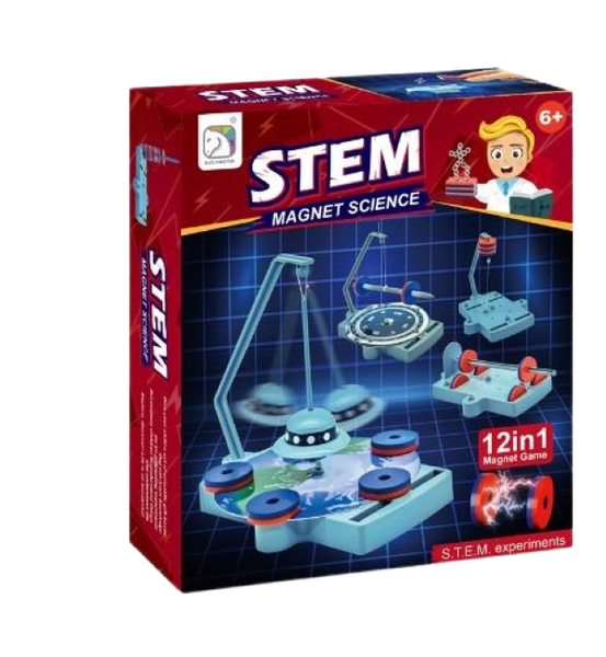 Stem Toy - Magnet Science - 12 in 1 Magnet Games