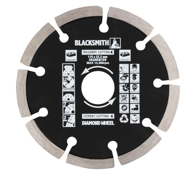 2 Piece Diamond Wheel Set Segmented 115 mm