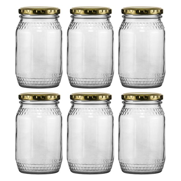 Consol Honey Jar 6 Pack, 352ml