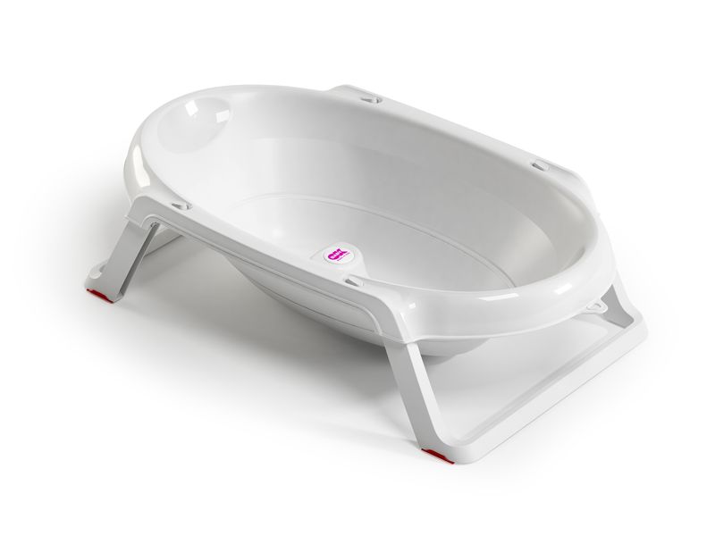 OK Baby Onda Slim Folding Bath - White