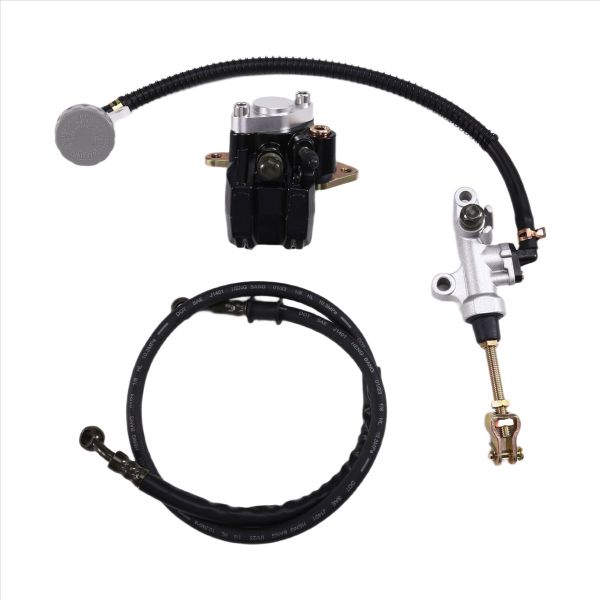 Rear Brake Caliper with Oil Cup &amp; Master Cylinder Compatible with Universal
