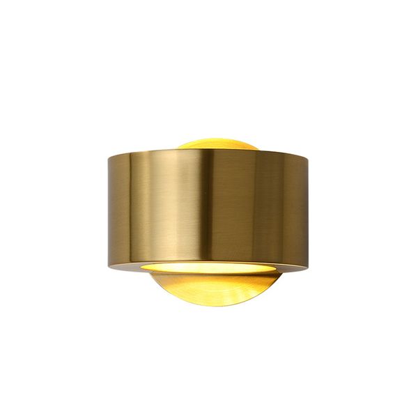 Luxury Copper Lamp 15cm Light LED Light Copper Lamp Simple Living Room GOLD