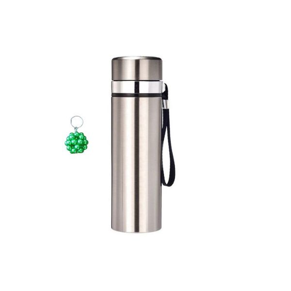 183692 Stainless Steel Vacuum Flask With Lanyard And A Keyholder
