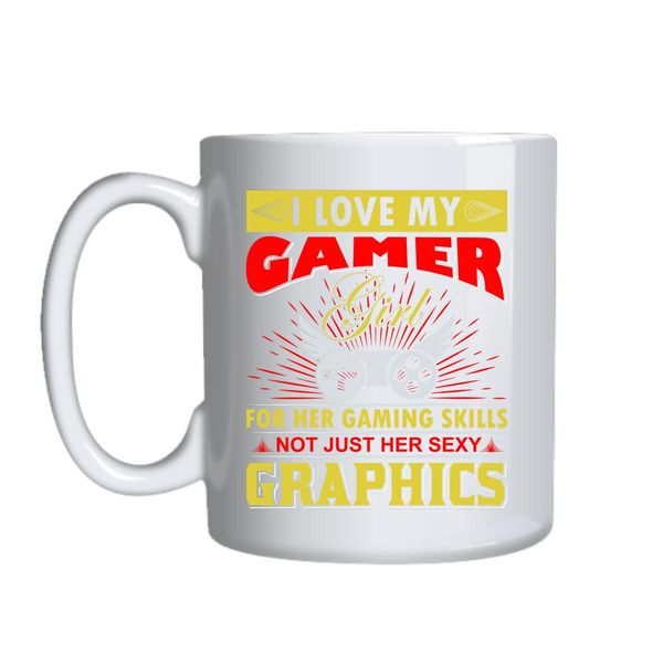 I Love My Gamer Girl Mug Gift Idea 140