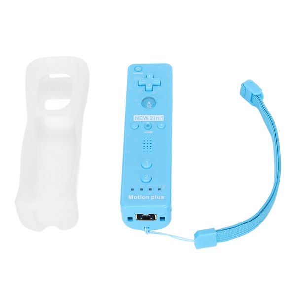 Compatible with Wii U Remote Ocean Blue with Motion Plus