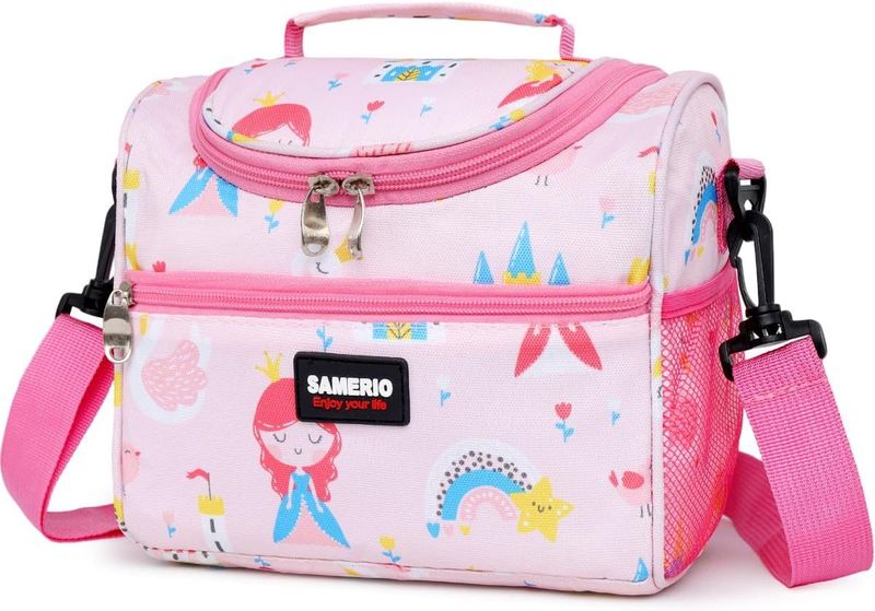 Insulated Lunch Bag for Boys and Girls (Pink)