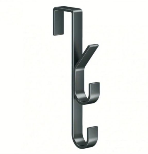Metal Over-the-Door Hook- Ideal for Bedrooms, Bathrooms &amp; Kitchens