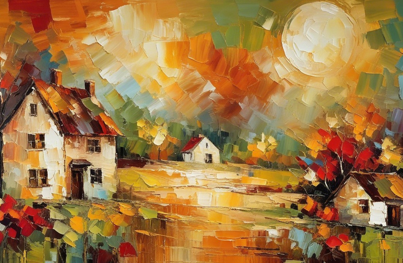 Modern Canvas Wall Art Home Decor - Key Landscape