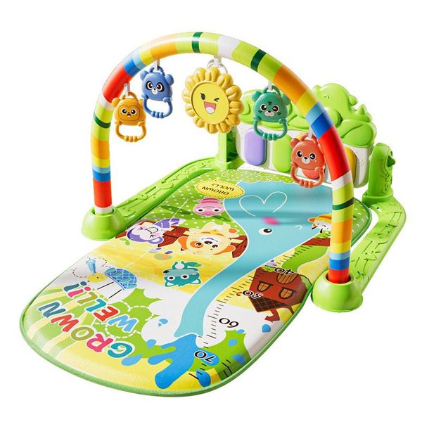 Baby Activity Play Gym Mat with Detachable Hanging Toys