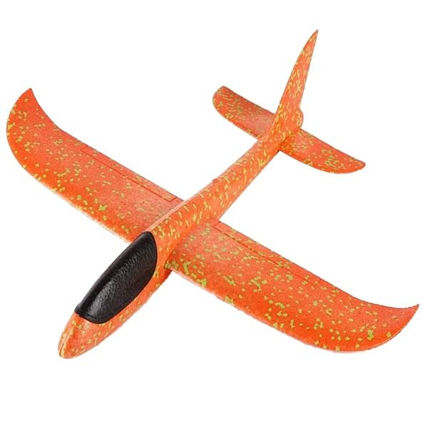 Glider Throw Foam Airplane Large Throwing Foam Plane Orange - Umlozi
