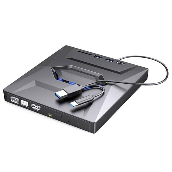3.0 USB External Mobile Multi-Function 5-in-1 Laptop Type-C DVD Optical GD