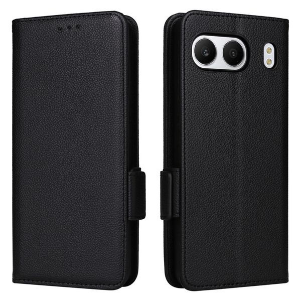 Lychee Patterned Leather Cover Compatible With OnePlus Nord CE4 Lite 5G