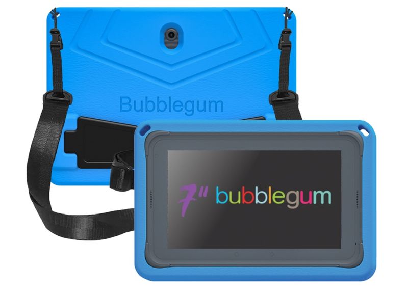 Bubblegum Junior 7" EduTab Sim Edition Tablet with Protective E.V.A Cover