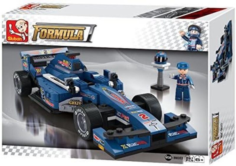 Sluban 1:24 F1 Blue Lightning - 287 Pieces