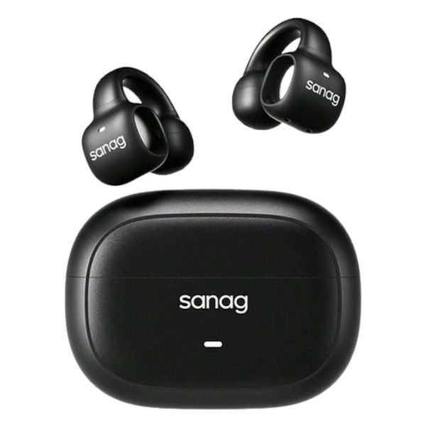 SANAG - S3S - IPX4 Waterproof Open Ear Bluetooth Earbuds - Black