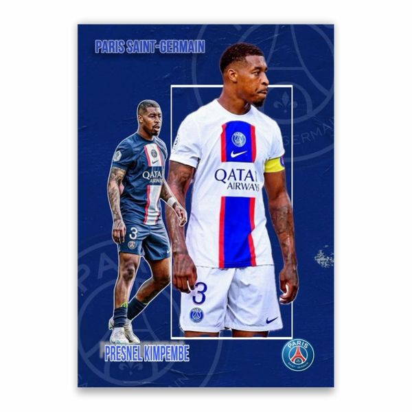 Presnel Kimpembe PSG Poster - A1
