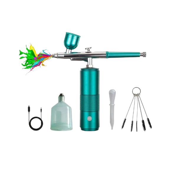 Portable Airbrush Equipment Kit, Ideal For Nails, Art, Cake &amp; Makeup