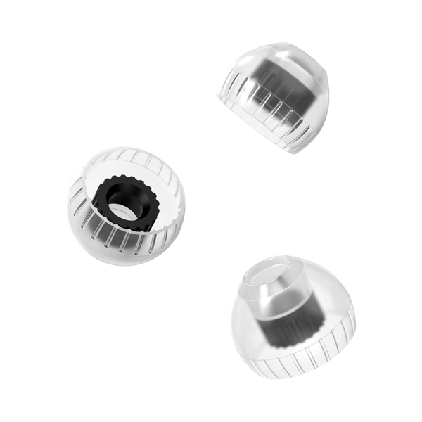 3 Pairs of Earphones Earplugs Size S Black