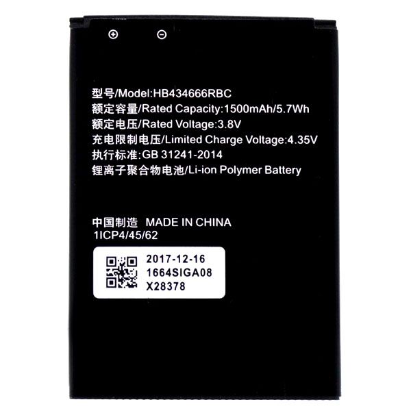 Huawei E5573, HB434666RBC Replacement WiFi Modem Battery