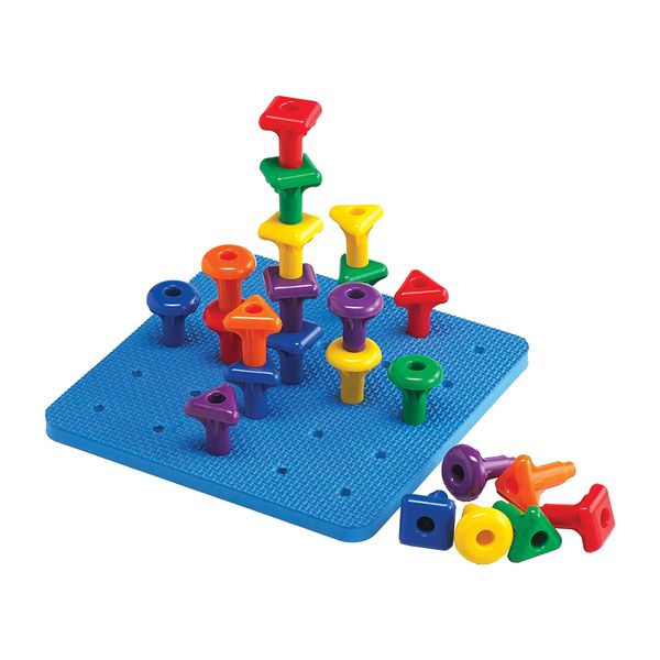 EDX Education Geo Pegs and Pegboard - 36 Pieces