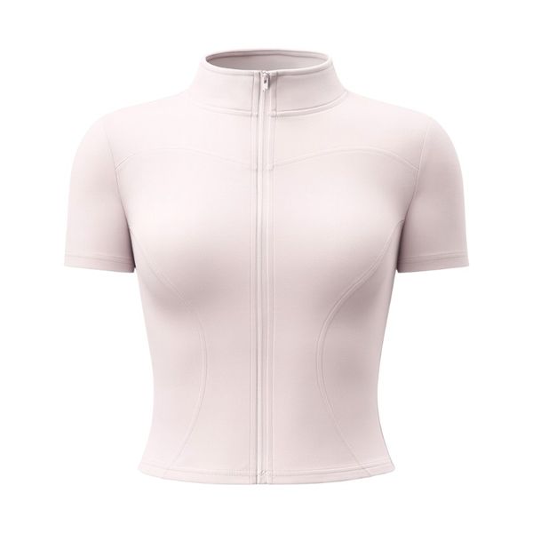 Women's High Elastic Yoga Jacket - Ivory