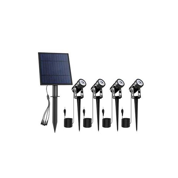 ACDC - 4x3w Solar Rgb Led Garden Spike 3.7v/4000mah Battery