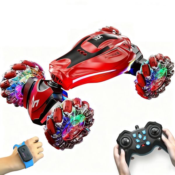 RC Gesture Stunt Car,Multifunctional Rotary Deformation Remote Control Car