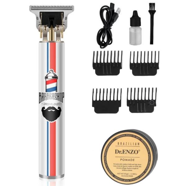 Enzo - Mens Hair Trimmer with Heavy Hold Hair Cream