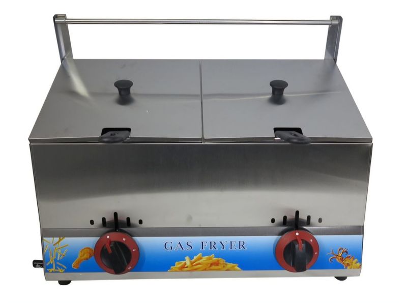 High-End 12L Dual Tank Gas Fryer