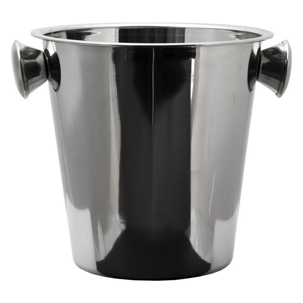 Bar Butler Ice Bucket with Knob Handles St Steel, 4lt