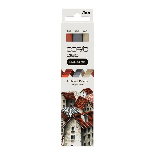 Copic Ciao Layer &amp; Mix Architect Palette 3pc Set